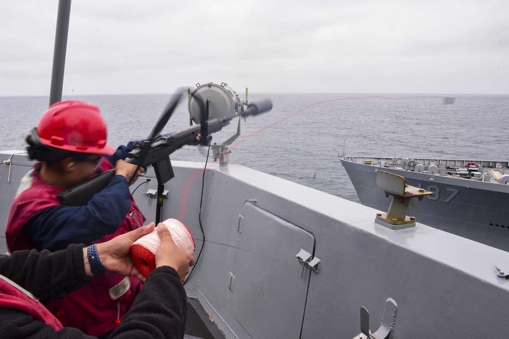 USS John P. Murtha (LPD 26) Replenishment-At-Sea