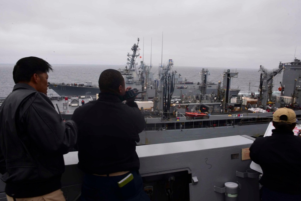 USS John P. Murtha (LPD 26) Replenishment-At-Sea