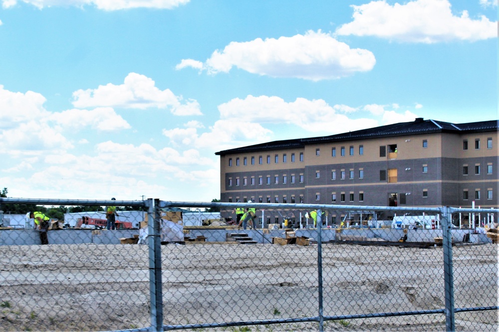 Work on second barracks construction project continues at Fort McCoy