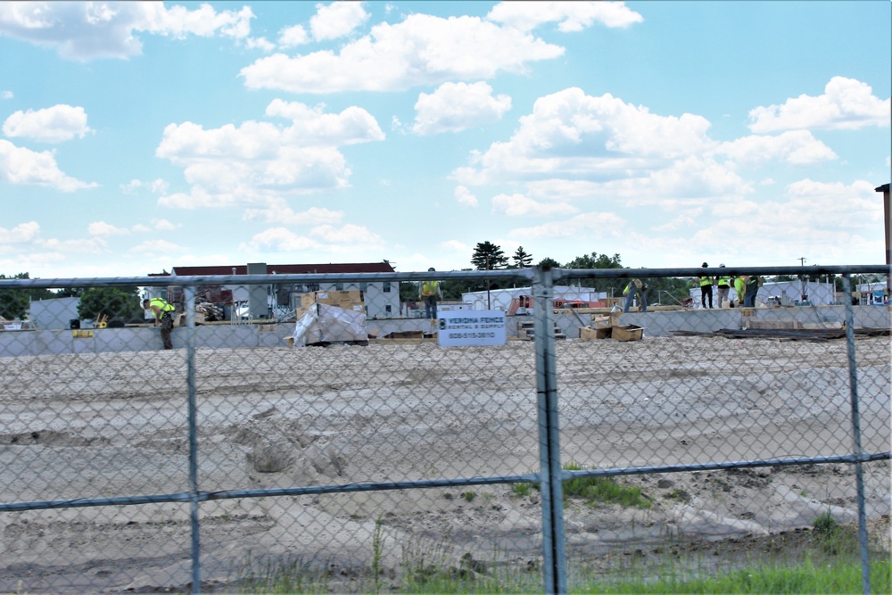 Work on second barracks construction project continues at Fort McCoy