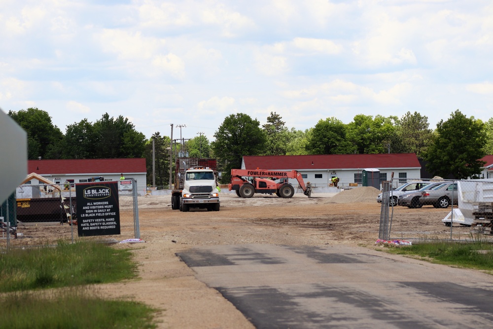 Work on second barracks construction project continues at Fort McCoy