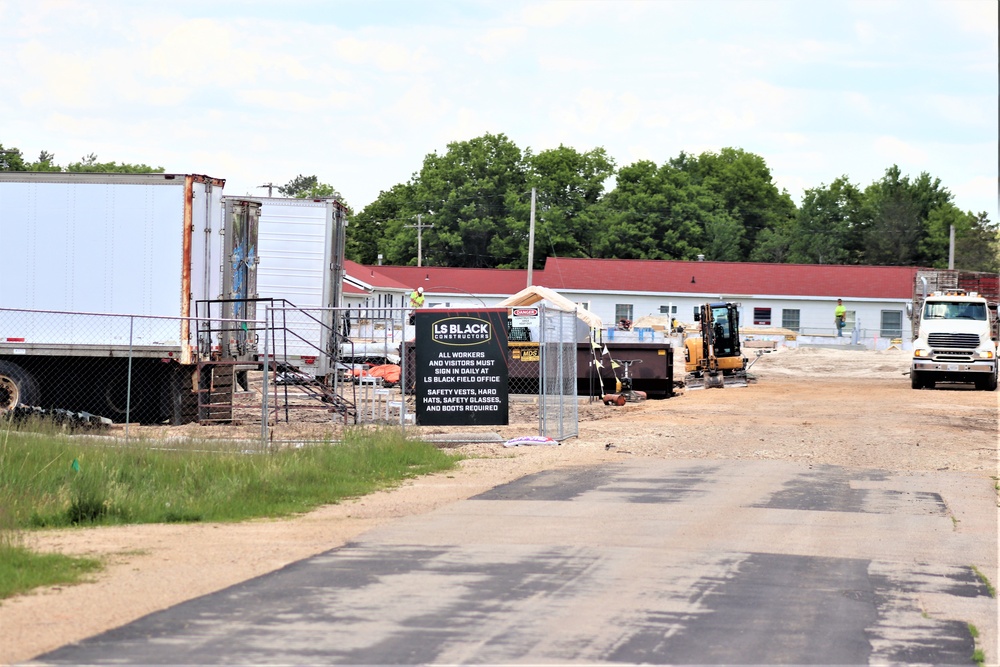 Work on second barracks construction project continues at Fort McCoy