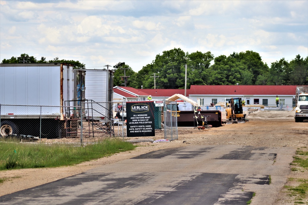 Work on second barracks construction project continues at Fort McCoy