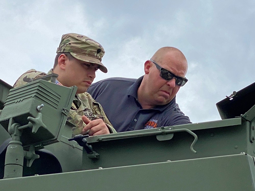 Soldiers Conduct Firefighter Training at Fort McCoy