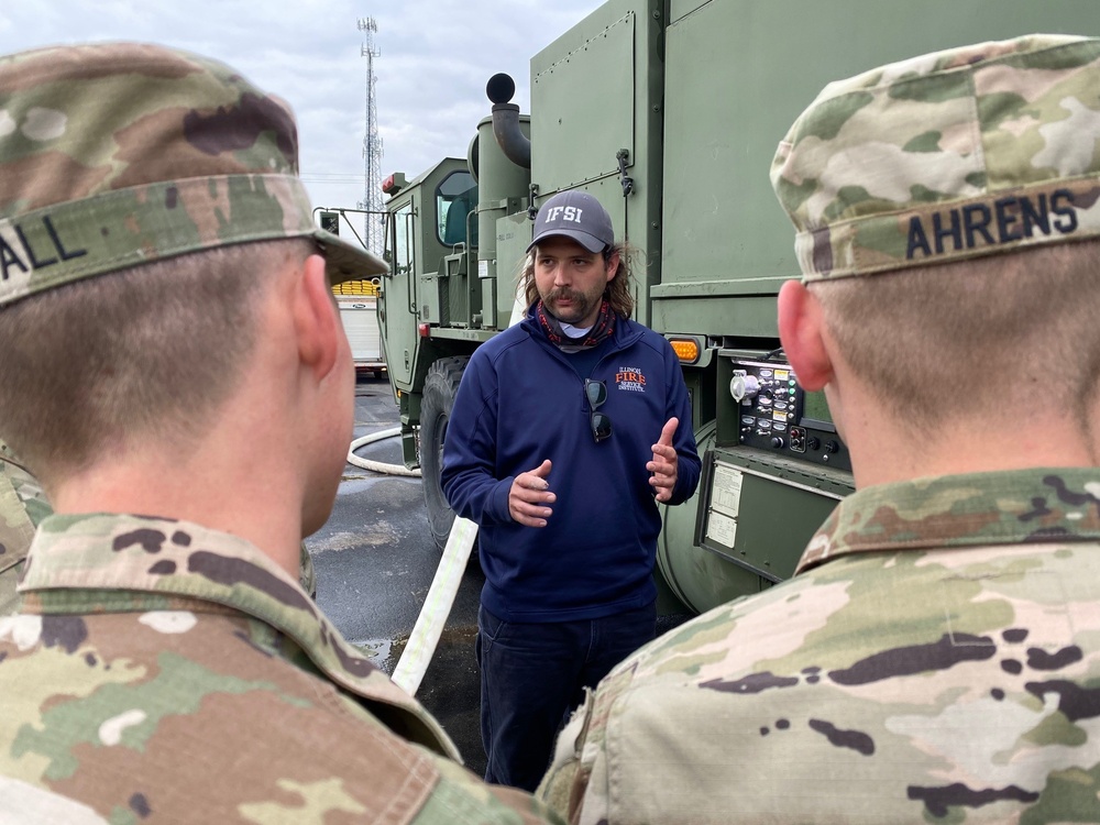 Soldiers Conduct Firefighter Training at Fort McCoy