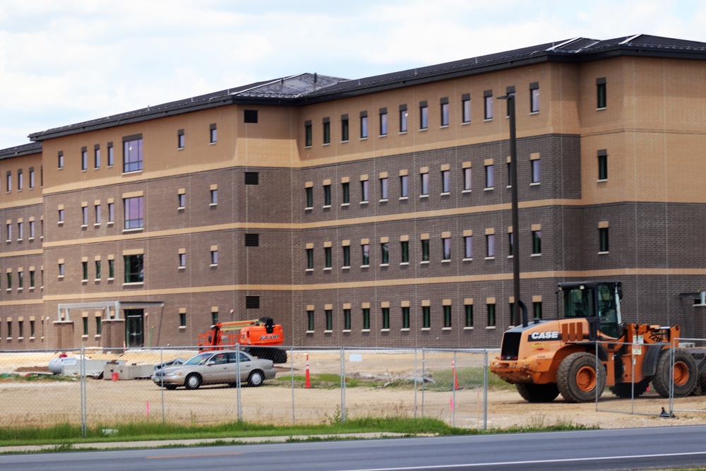 Completion of fiscal ‘19-funded transient training troops barracks project continues closer to completion at Fort McCoy