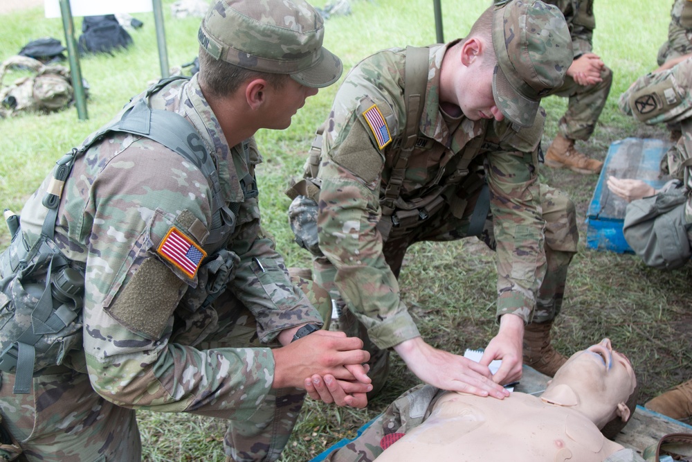 Soldiers across 3rd Brigade Combat Team and Fort Polk complete training phase for earning their expert skills badges.