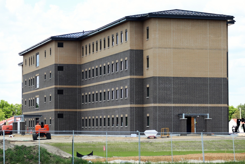 Completion of fiscal ‘19-funded transient training barracks project continues closer to completion at Fort McCoy