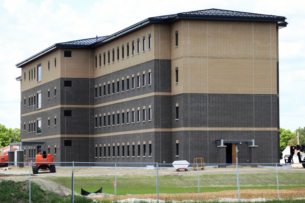 Completion of fiscal ‘19-funded transient training barracks project continues closer to completion at Fort McCoy