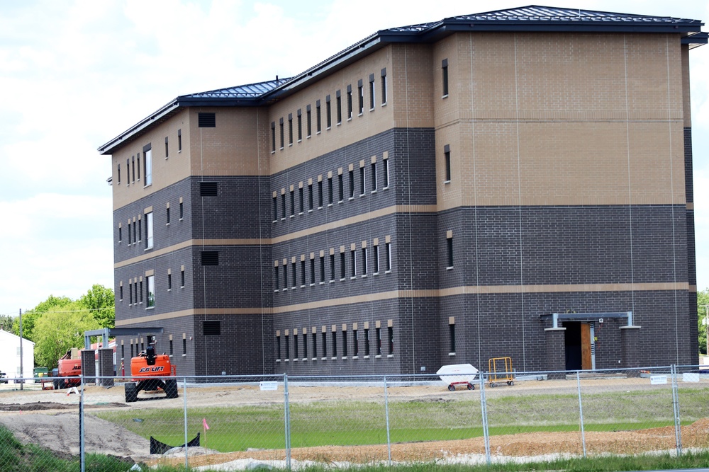 Completion of fiscal ‘19-funded transient training barracks project continues closer to completion at Fort McCoy