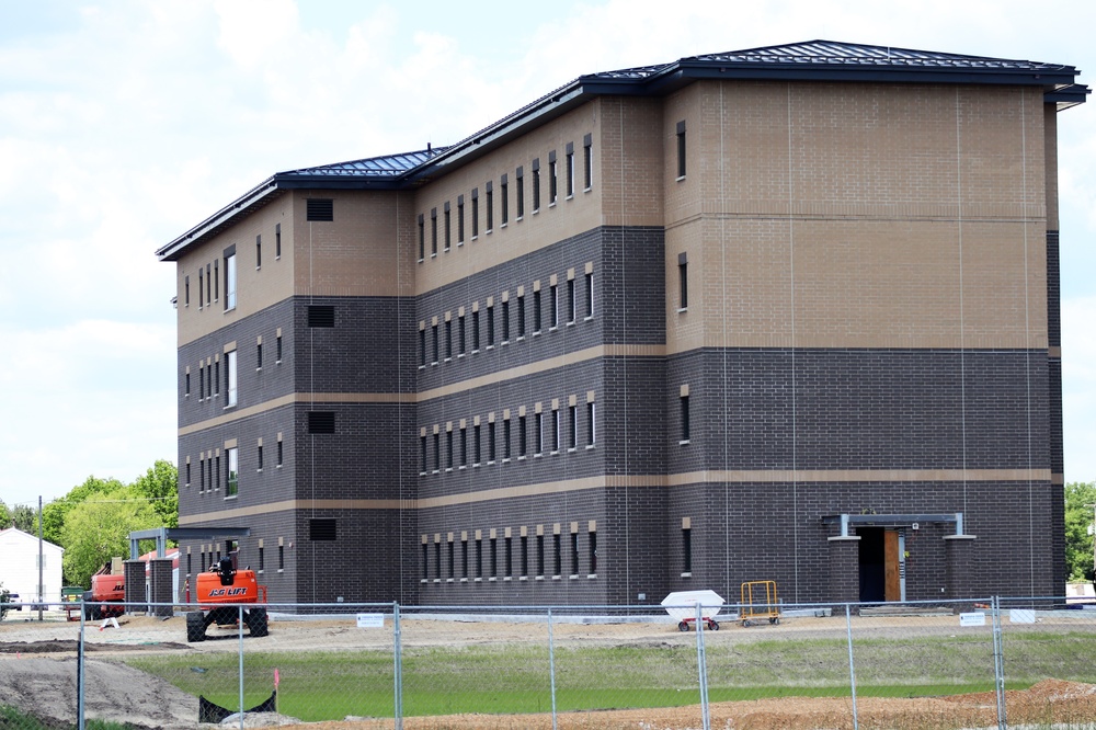 Completion of fiscal ‘19-funded transient training barracks project continues closer to completion at Fort McCoy