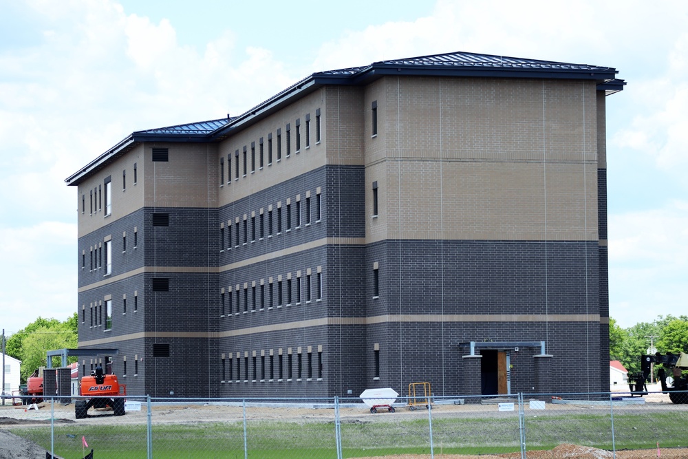 Completion of fiscal ‘19-funded transient training barracks project continues closer to completion at Fort McCoy