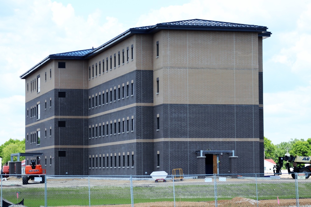 Completion of fiscal ‘19-funded transient training barracks project continues closer to completion at Fort McCoy