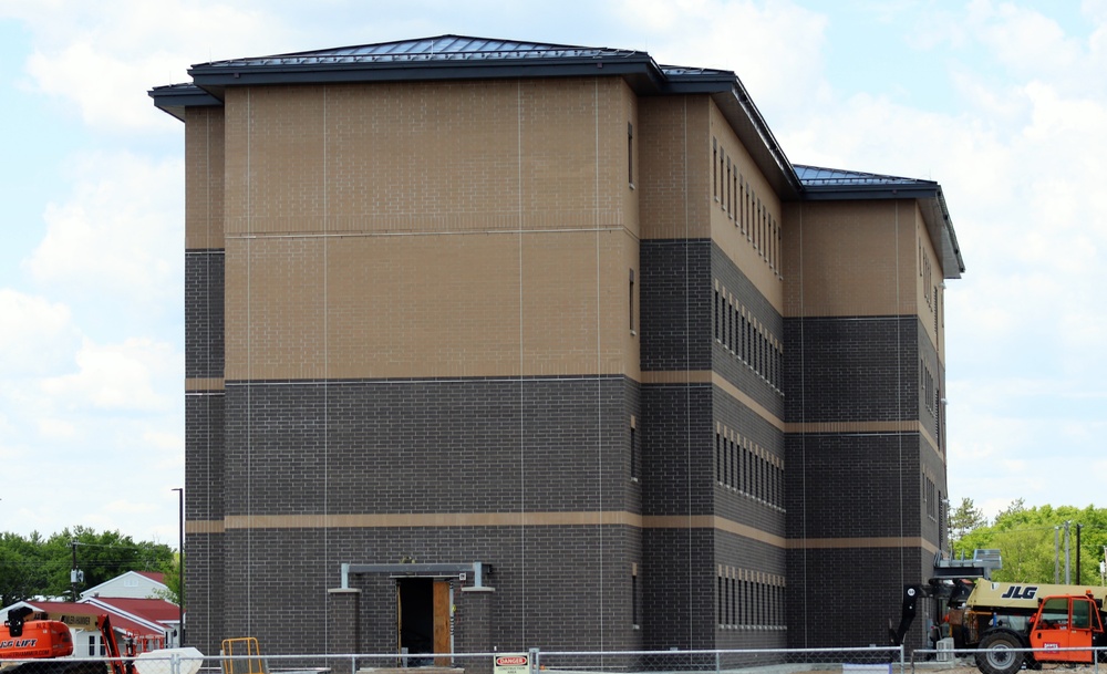 Completion of fiscal ‘19-funded transient training barracks project continues closer to completion at Fort McCoy