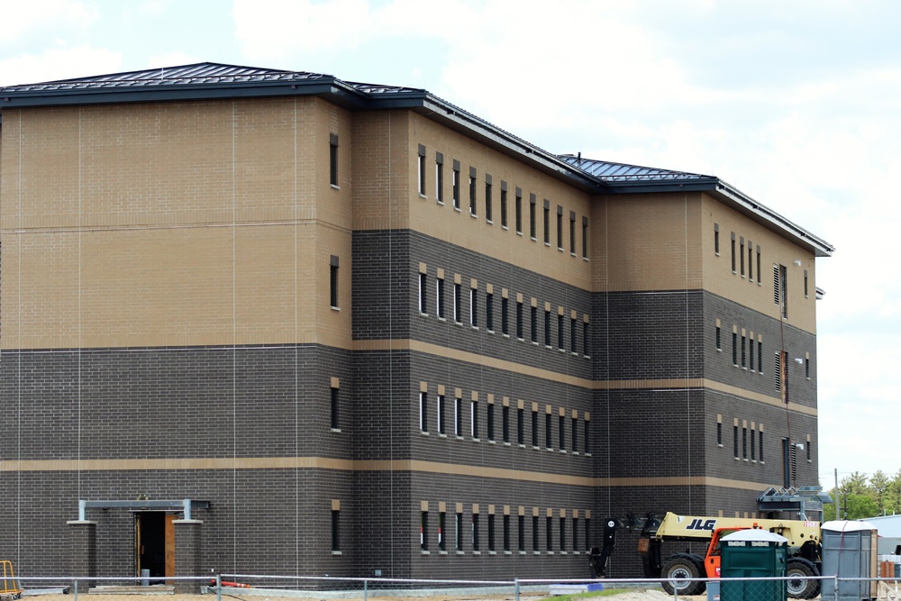 Completion of fiscal ‘19-funded transient training barracks project continues closer to completion at Fort McCoy