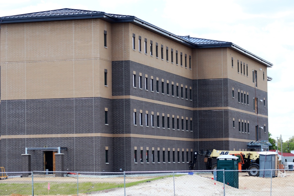 Completion of fiscal ‘19-funded transient training barracks project continues closer to completion at Fort McCoy