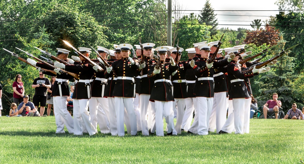 The Silent Drill Platoon Tours Michigan and Ohio