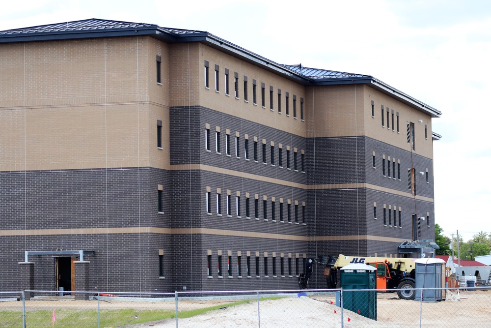 Completion of fiscal ‘19-funded transient training barracks project continues closer to completion at Fort McCoy