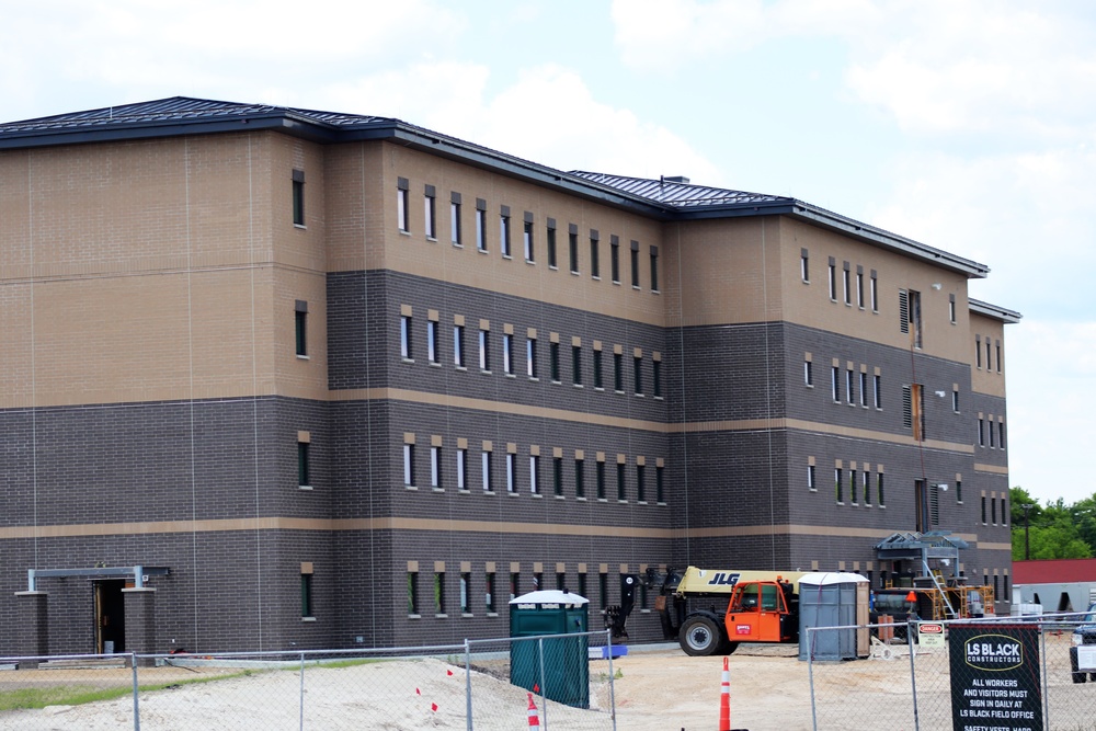 Completion of fiscal ‘19-funded transient training barracks project continues closer to completion at Fort McCoy