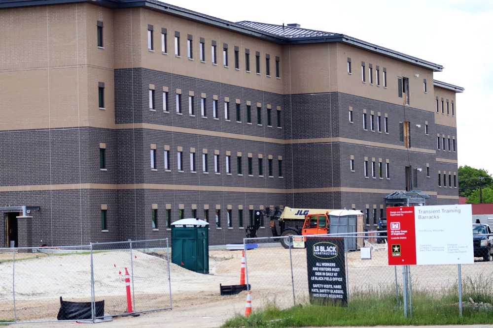 Completion of fiscal ‘19-funded transient training barracks project continues closer to completion at Fort McCoy