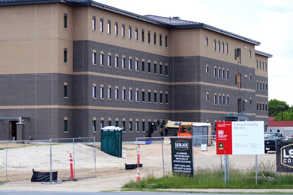Completion of fiscal ‘19-funded transient training barracks project continues closer to completion at Fort McCoy
