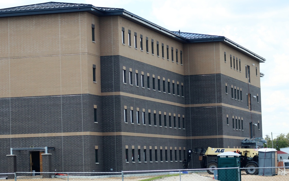 Completion of fiscal ‘19-funded transient training barracks project continues closer to completion at Fort McCoy