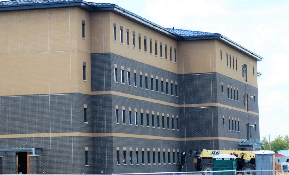 Completion of fiscal ‘19-funded transient training barracks project continues closer to completion at Fort McCoy