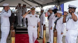 DESRON 26 Holds Change of Command Ceremony