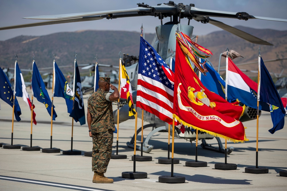 HMLA-267 Change of Command