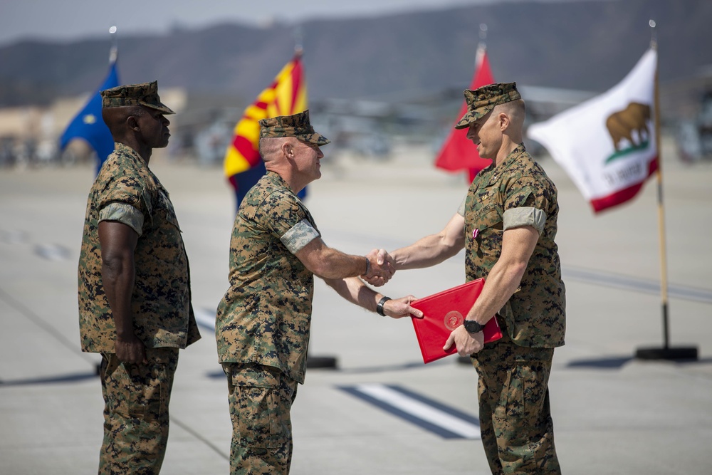 HMLA-267 Change of Command