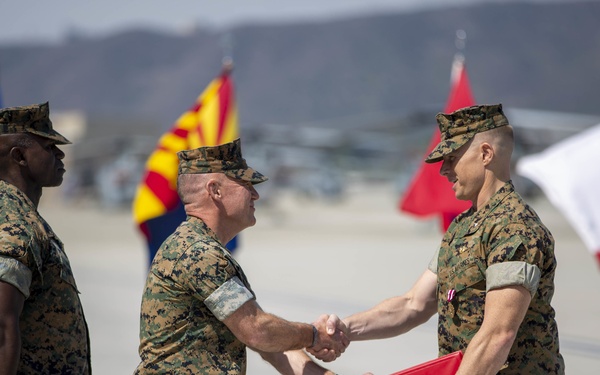 HMLA-267 Change of Command