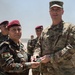 Members of the Combined Joint Task Force meet with the all female Yazidi Company