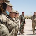 Members of the Combined Joint Task Force meet with the all female Yazidi Company