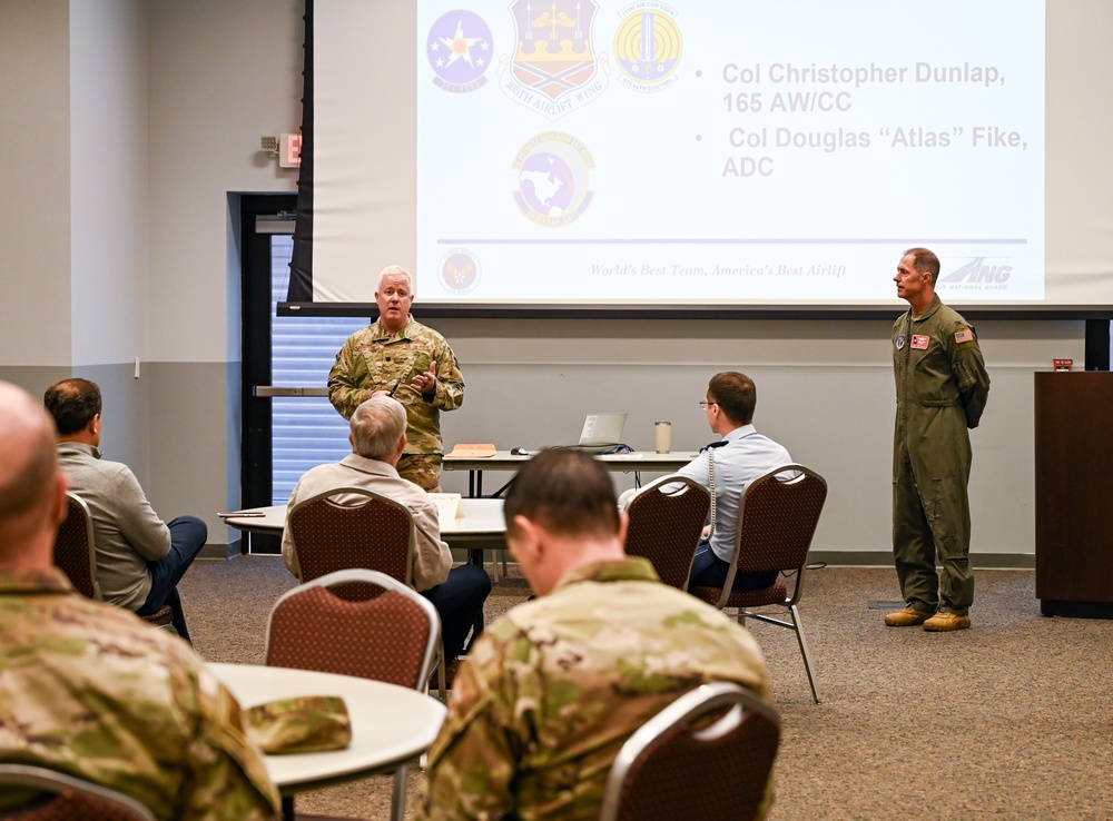 Argentine Air Force’s Chief of Staff visits 165th Airlift Wing