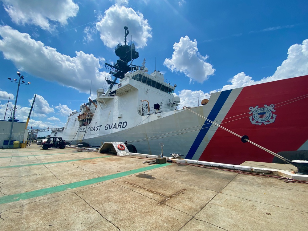 USCGC Hamilton returns to homeport following 97-day deployment to Europe