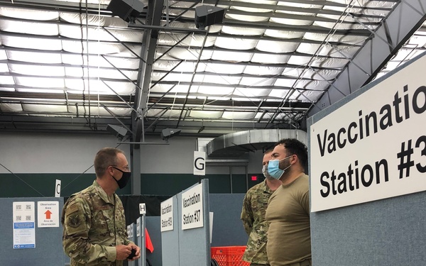 Brig. Gen. McCaughey visits the New Jersey Institute of Technology CVC