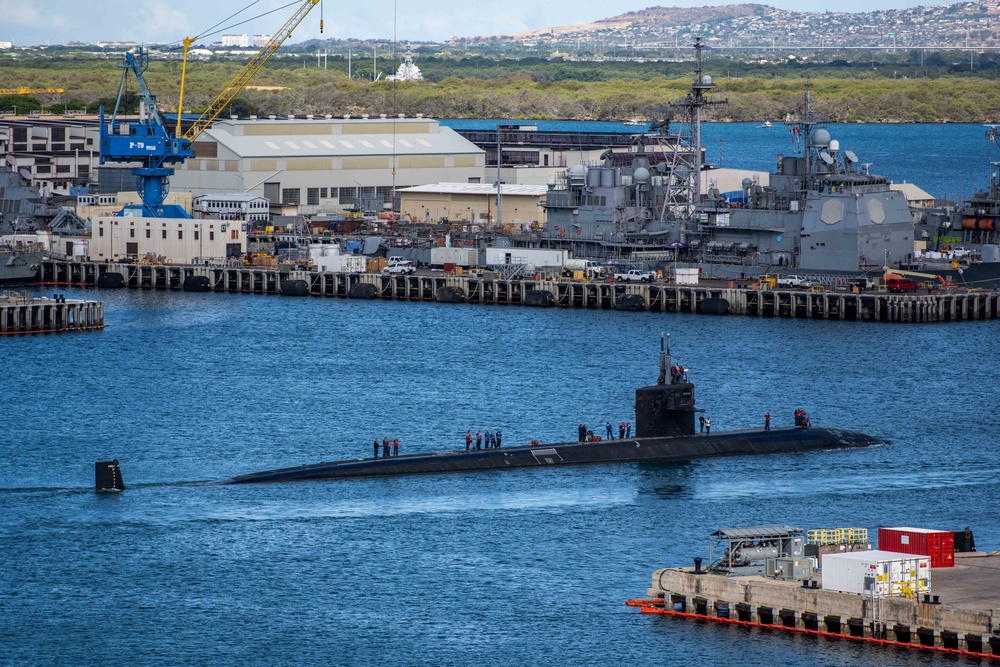 USS Chicago Departs for Exercise Agile Dagger 2021