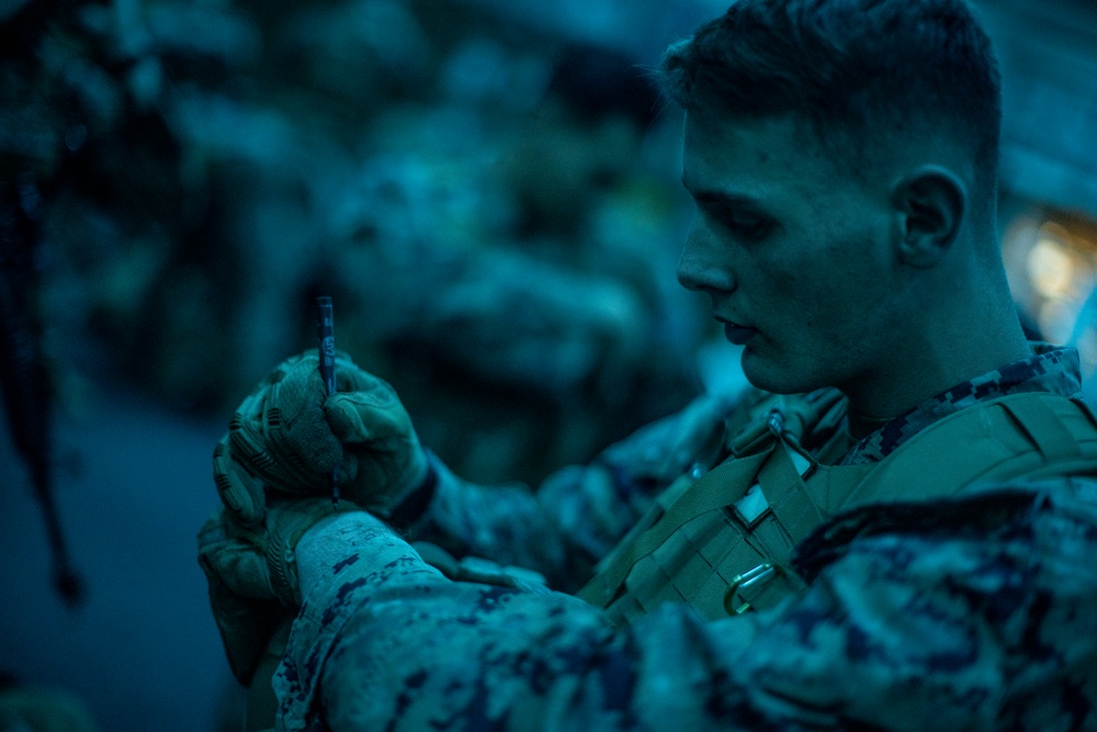 11th MEU Marines conduct alert procedures