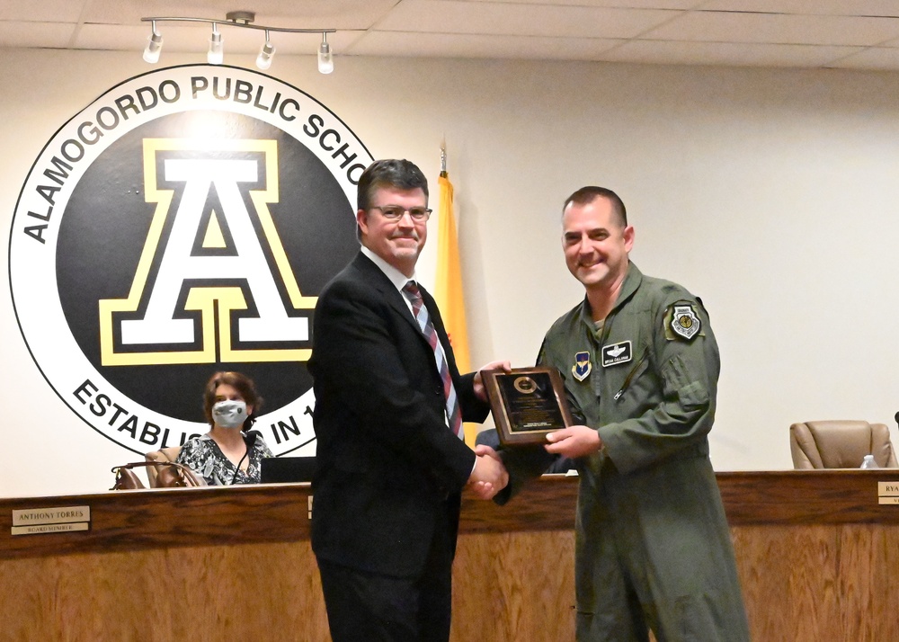 Holloman Leadership Recognized For Educational Achievements