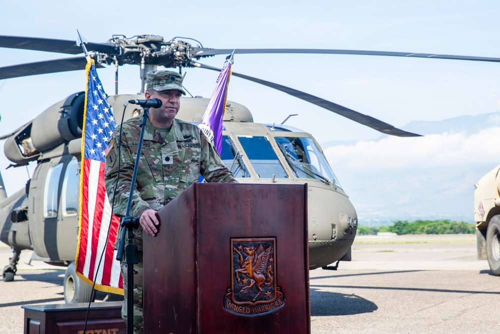 1-228th Aviation Regiment welcomes new commander, recalls record year of hurricane relief efforts