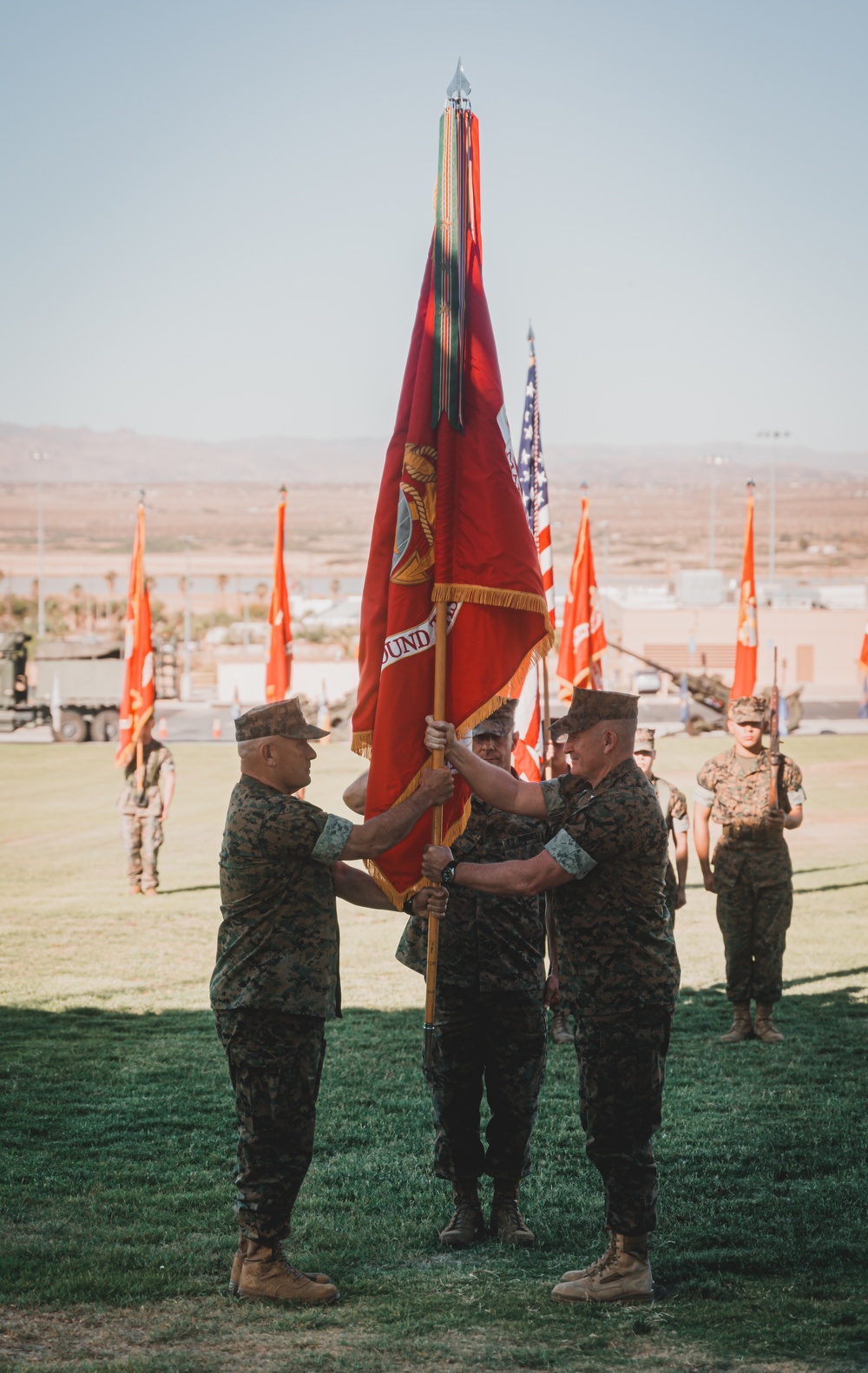 Maj. Gen. Austin Renforth assumes command of Marine Air Ground Task Force Training Command, Marine Corps Air Ground Combat Center