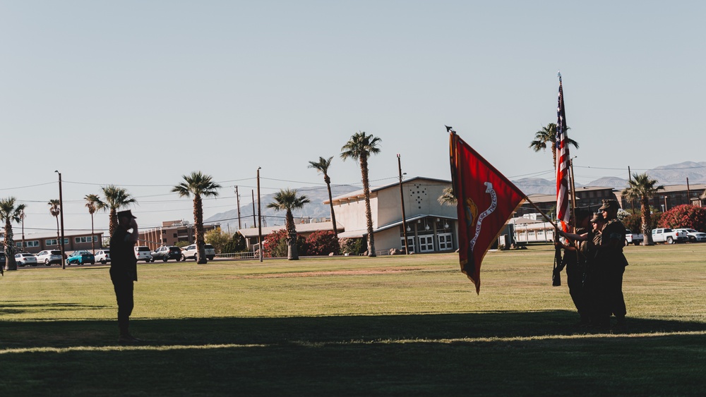 Maj. Gen. Austin Renforth assumes command of Marine Air Ground Task Force Training Command, Marine Corps Air Ground Combat Center