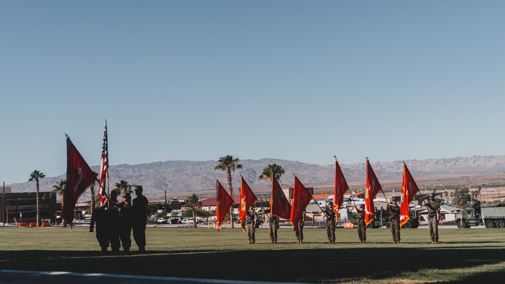 Maj. Gen. Austin Renforth assumes command of Marine Air Ground Task Force Training Command, Marine Corps Air Ground Combat Center