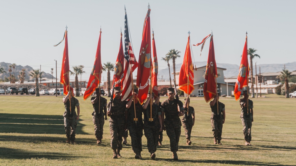 Maj. Gen. Austin Renforth assumes command of Marine Air Ground Task Force Training Command, Marine Corps Air Ground Combat Center