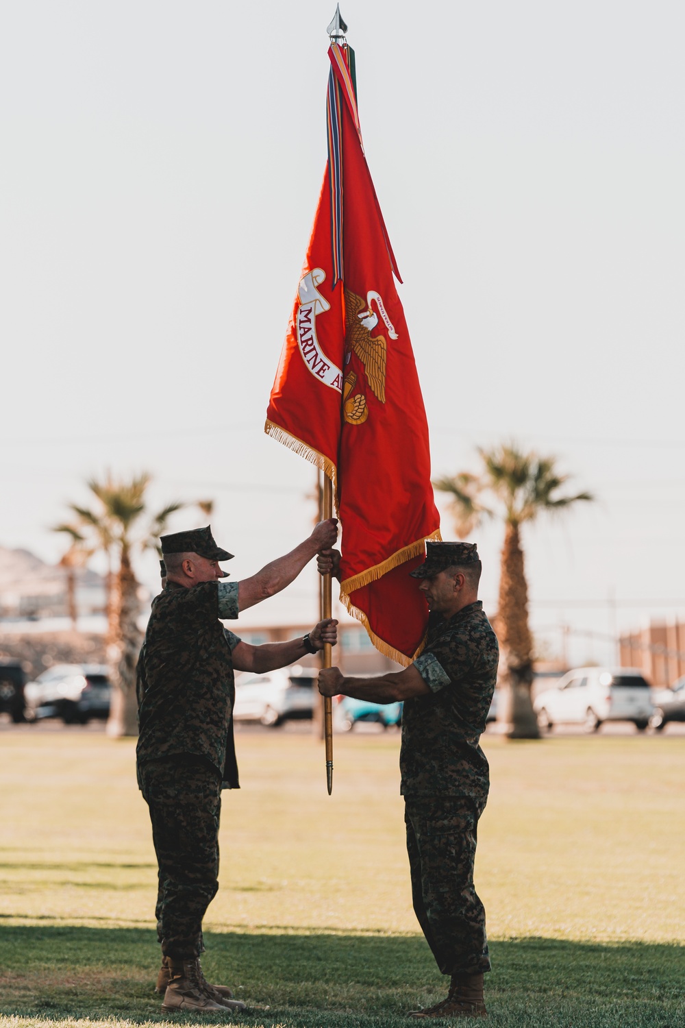 Maj. Gen. Austin Renforth assumes command of Marine Air Ground Task Force Training Command, Marine Corps Air Ground Combat Center