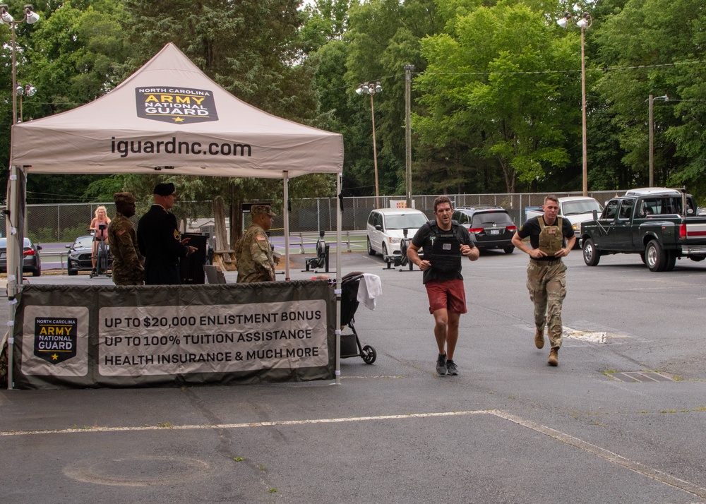 NCARNG RRB Partners with CrossFit Cabarrus for MURPH Challenge