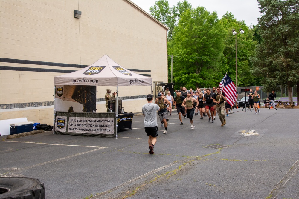 NCARNG RRB Partners with CrossFit Cabarrus for MURPH Challenge