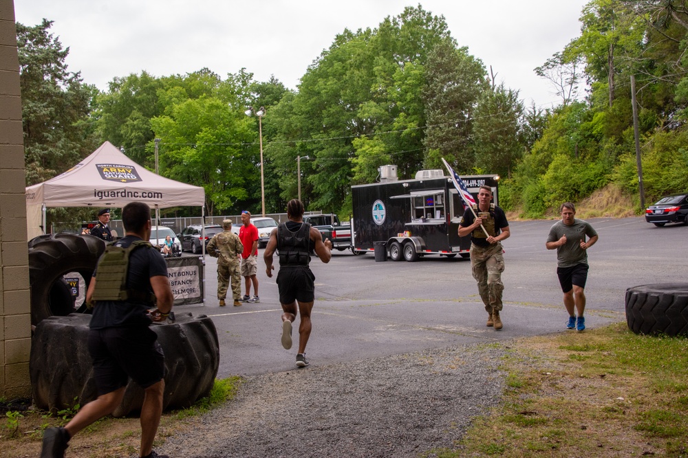 NCARNG RRB Partners with CrossFit Cabarrus for MURPH Challenge