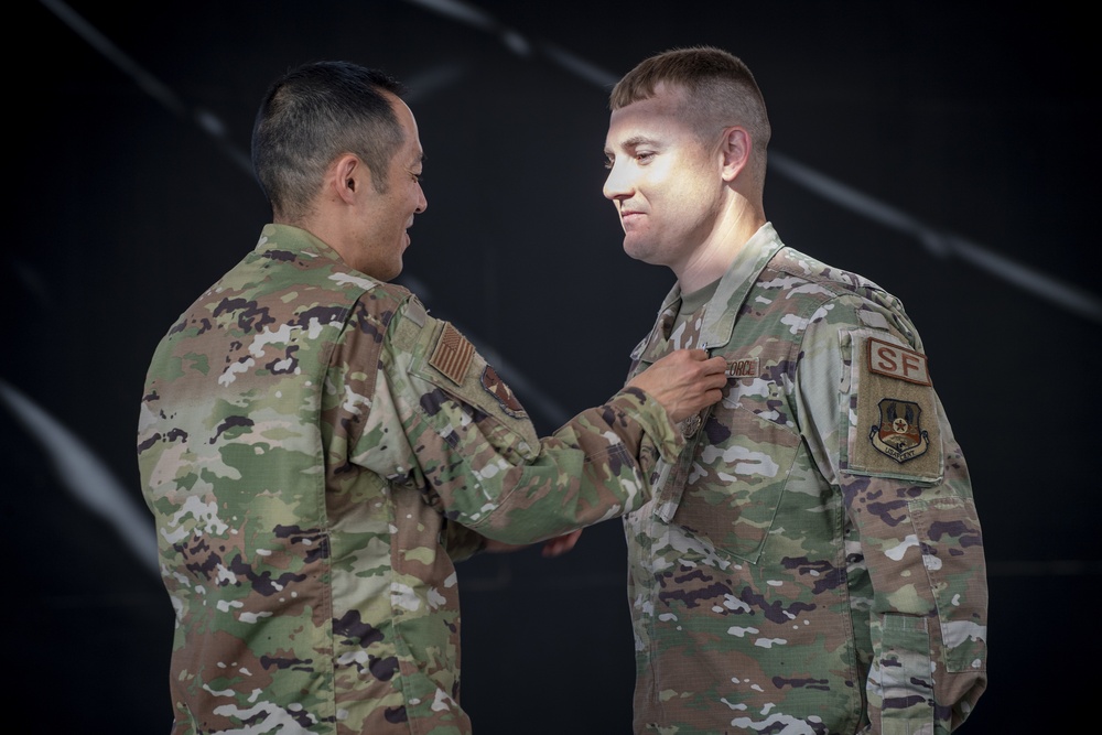 380th Expeditionary Security Forces Squadron Change of Command Ceremony