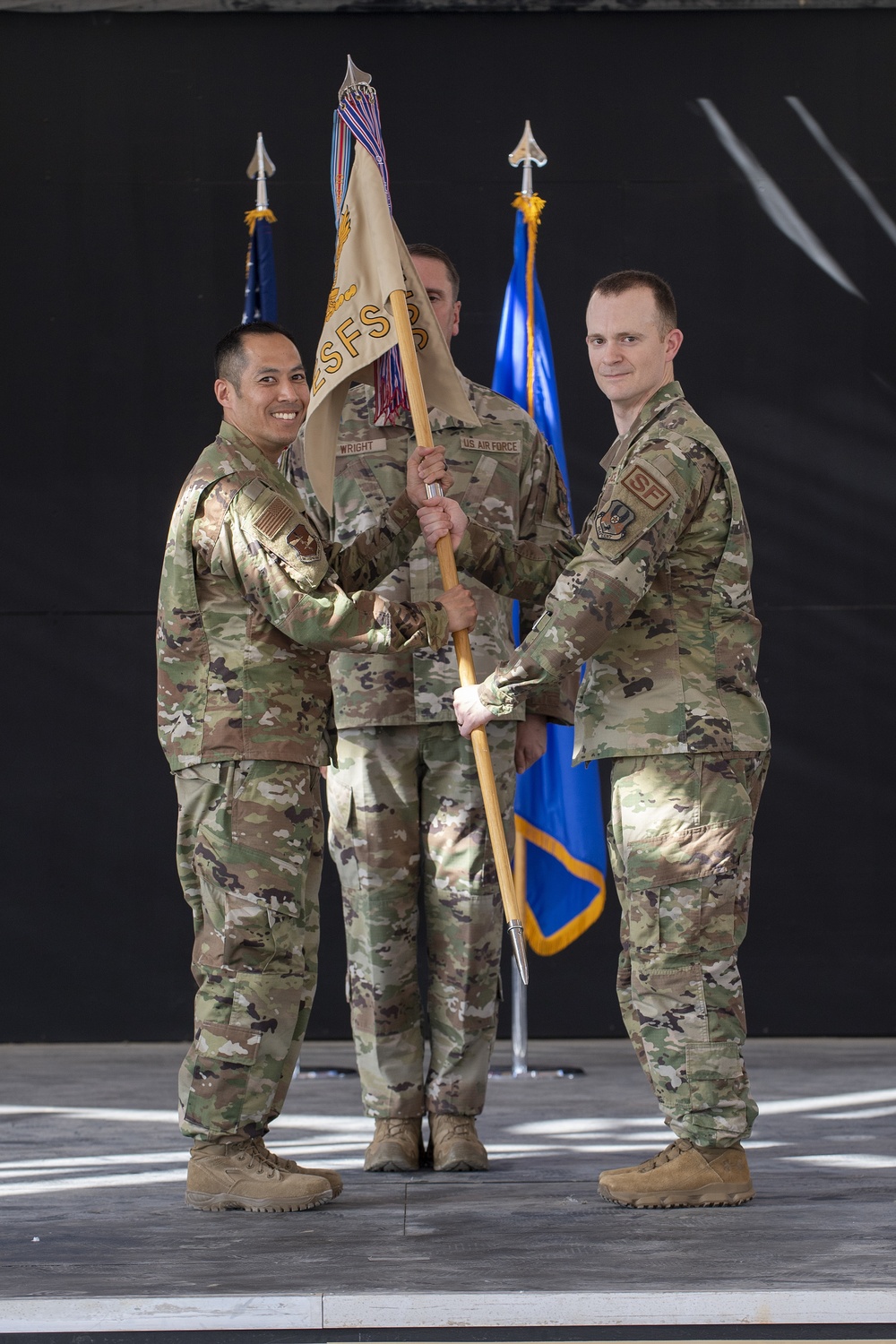 380th Expeditionary Security Forces Squadron Change of Command Ceremony